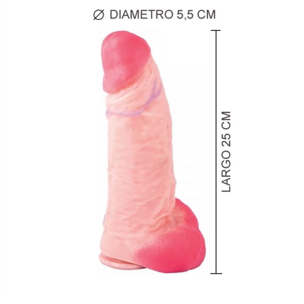 Consolador XXL Realístico venoso con ventosa