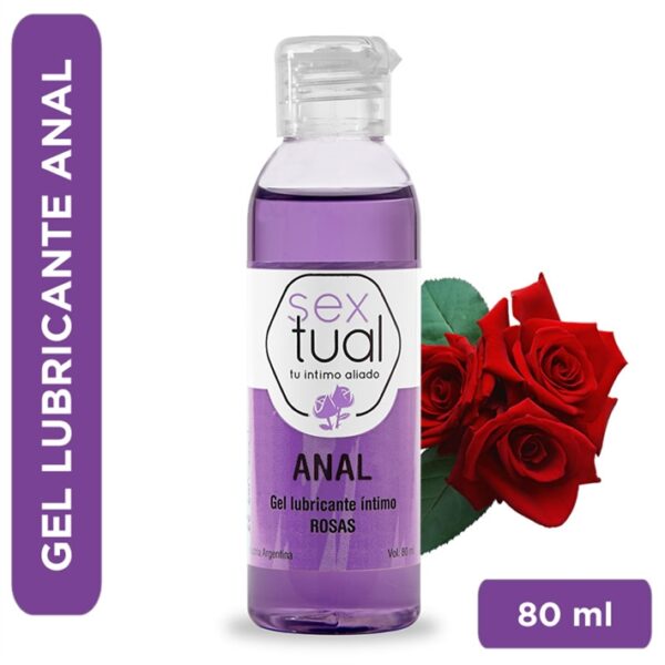 Sextual, lubricante anal con perfume a rosas