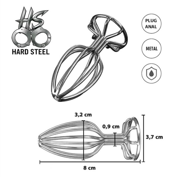 Plug hueco en metal
