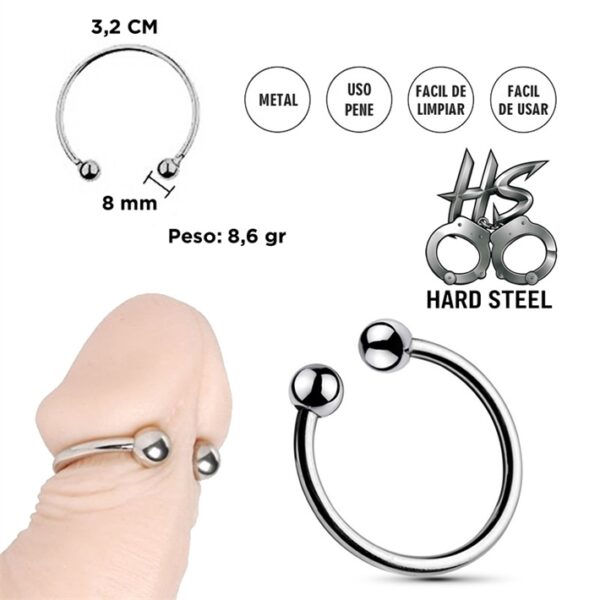 Anillo en metal, para el glande - Medium