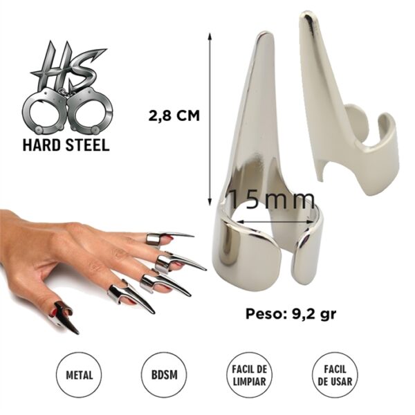 Uñas en metal...sólo para quienes saben lo que quieren..!!