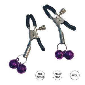 Pezoneras  ajustables con cascabeles.