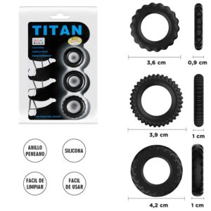 Titán: Kit x 3 anillos