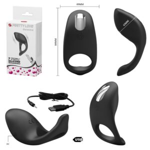 Gemma, anillo vibrador recargable