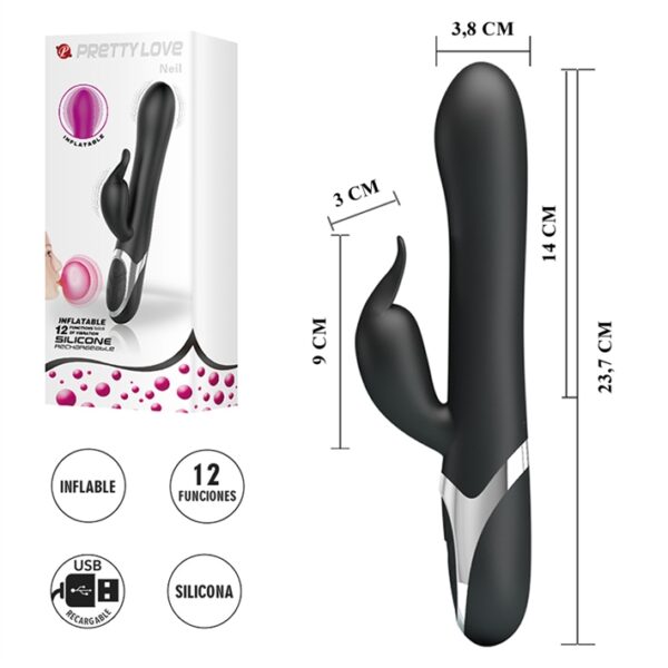 Neil, Vibrador Inflable de Pretty Love
