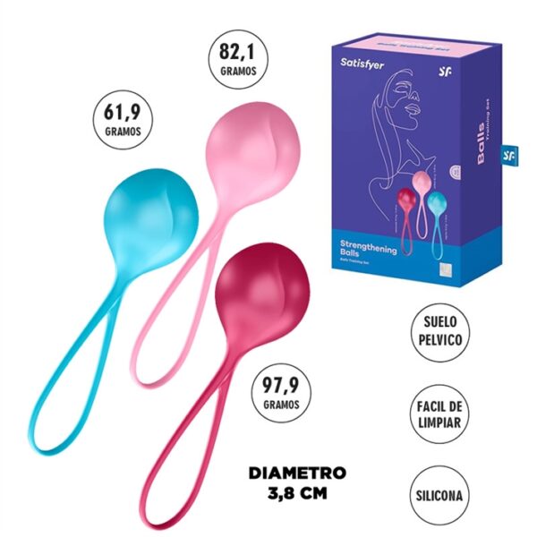 Kit de 3 Bolas Chinas Satisfyer