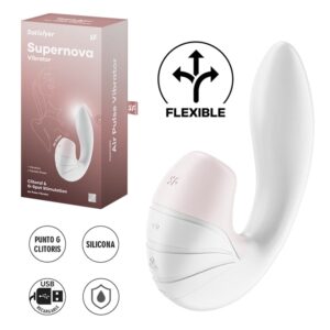 Supernova, vibración y succión. Clitorial y G-Spot Stimulation. Air Pulse