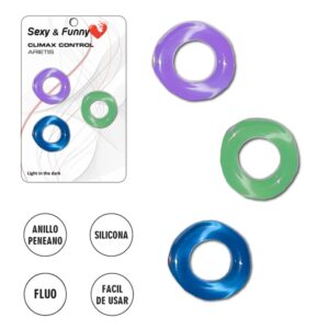 Arietis : Kit de 3 anillos en colores