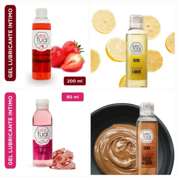 SEXTUAL geles lubricantes íntimos saborizados
